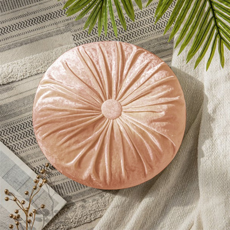 Velvet Round Pumpkin Futon Cushion - waseeh.com