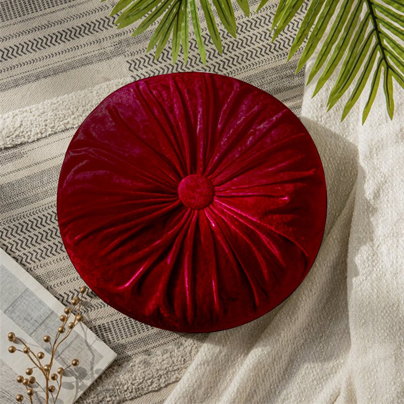Velvet Round Pumpkin Futon Cushion - waseeh.com