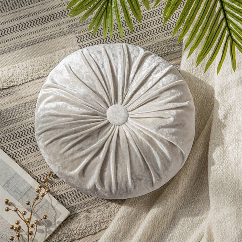 Velvet Round Pumpkin Futon Cushion - waseeh.com