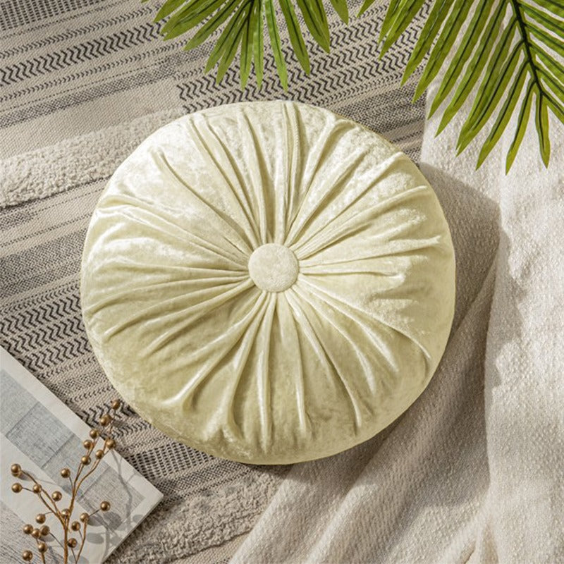 Velvet Round Pumpkin Futon Cushion - waseeh.com