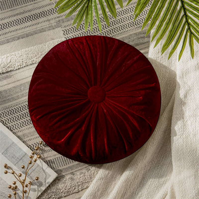 Velvet Round Pumpkin Futon Cushion - waseeh.com