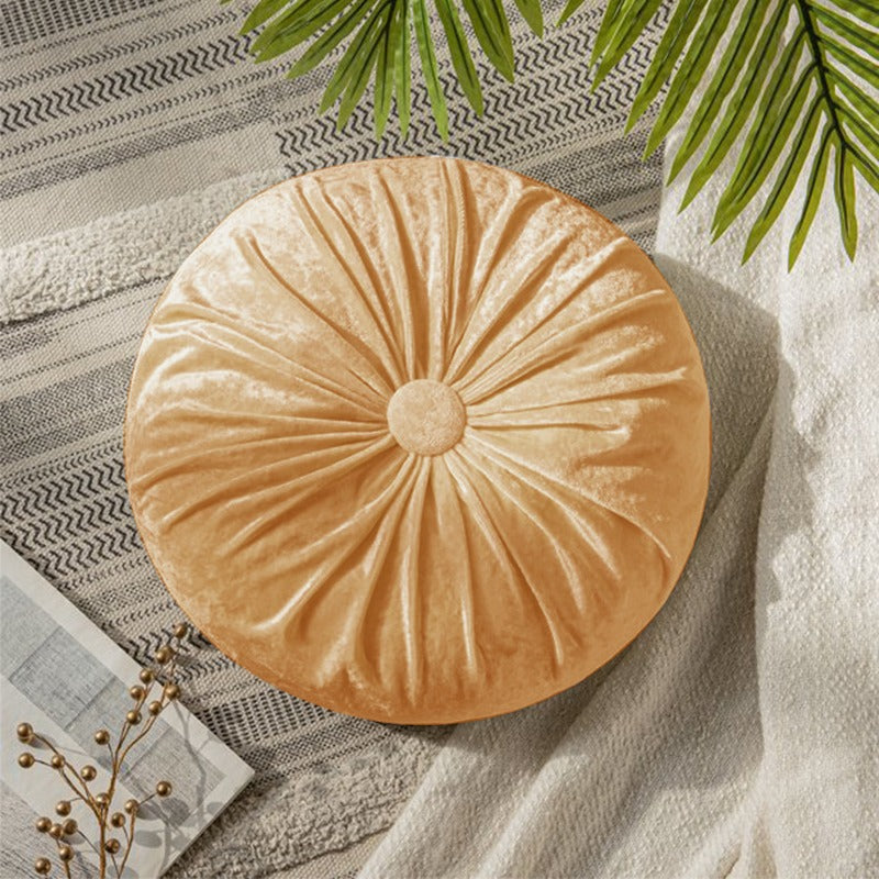 Velvet Round Pumpkin Futon Cushion - waseeh.com