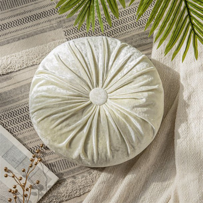 Velvet Round Pumpkin Futon Cushion - waseeh.com