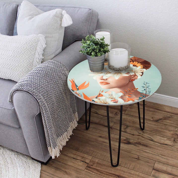 Roman Azalea Hairpin Table - waseeh.com