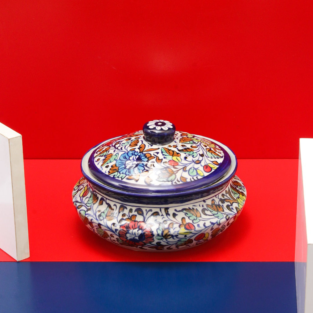 Vintage Multani Handi-Blue Pottery