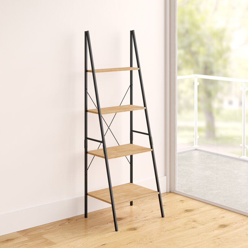 Ladder Steel Curvy Bookcase - waseeh.com