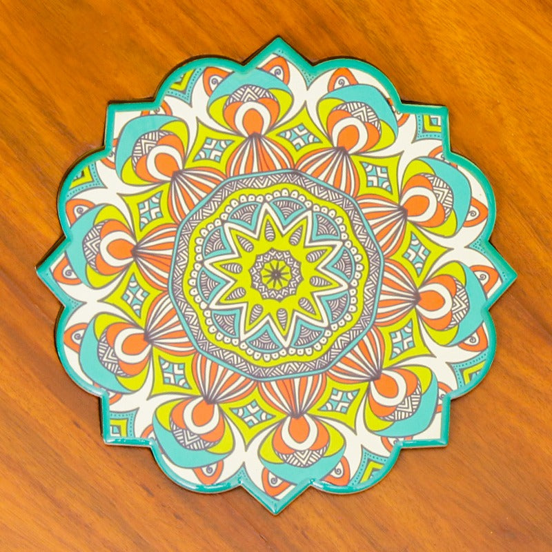 Asiatic Orchid Hairpin Leg Table - waseeh.com