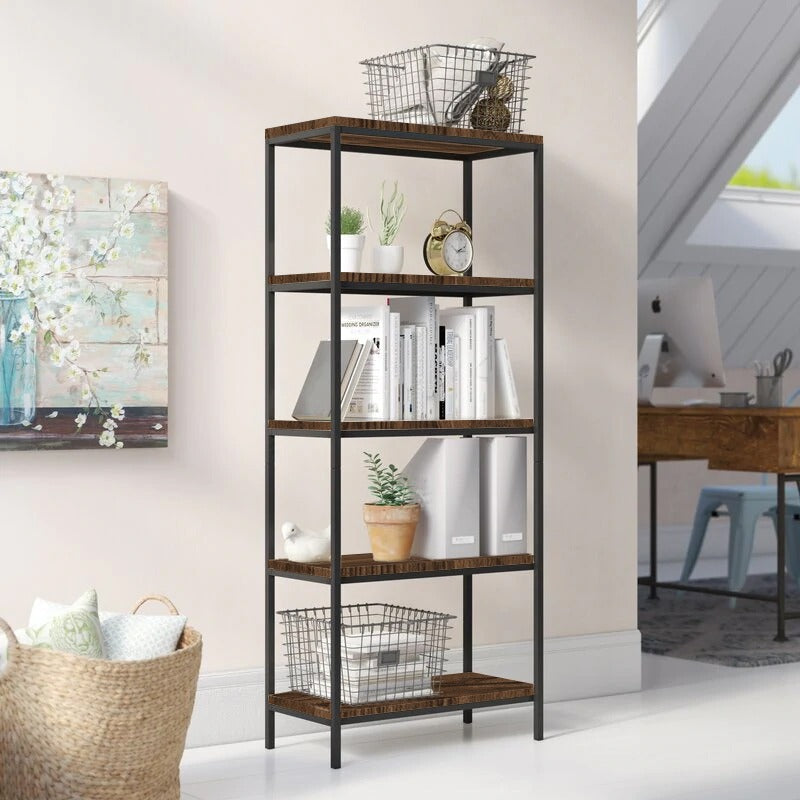 Arturs Bookcase Rack (5-Tier) - waseeh.com