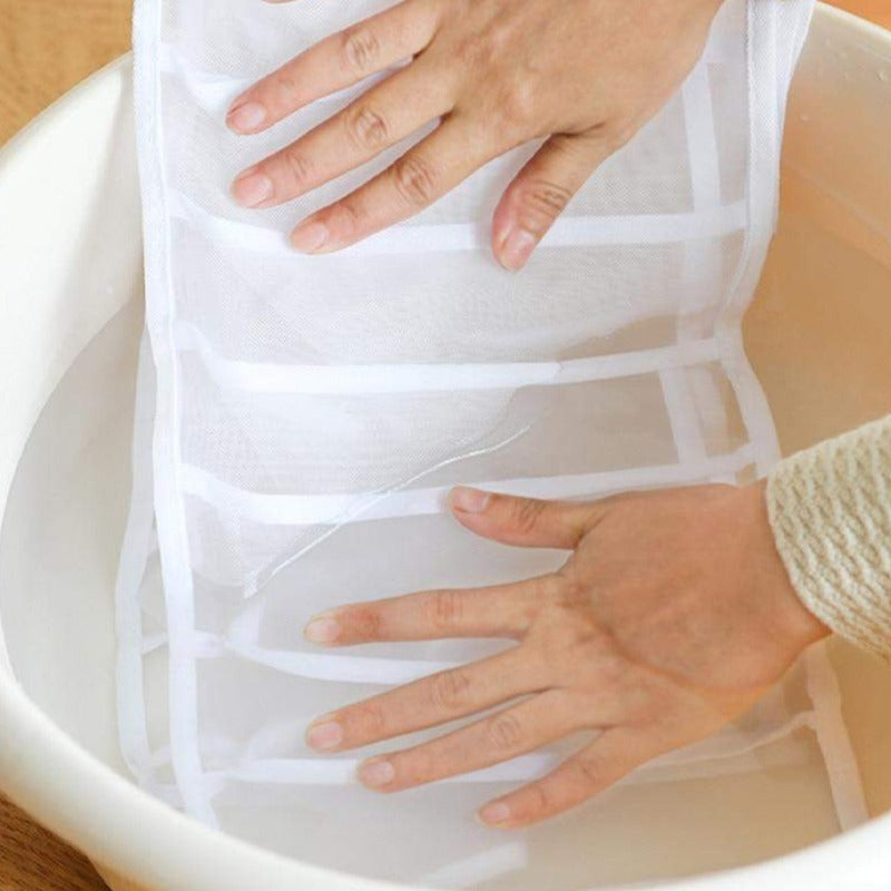 Transparent Clothes Compartment Box (Pack of 4) - waseeh.com