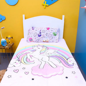 Unicorn "Flying Beauty" Bedsheet - waseeh.com