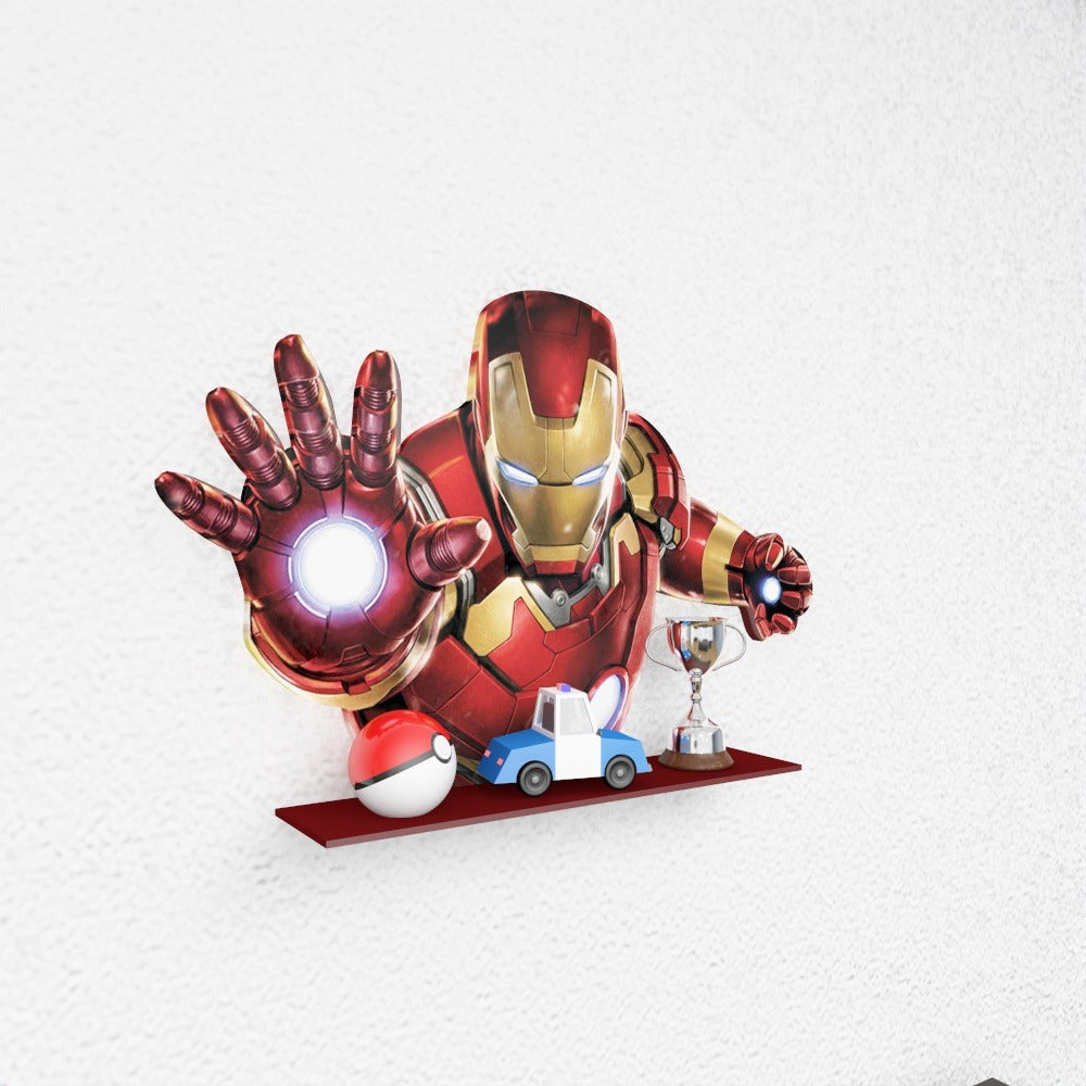 Ironman "In Suit" Floating Shelf - waseeh.com