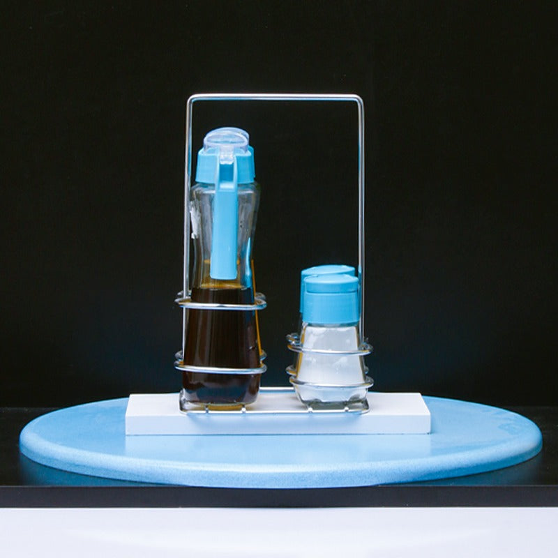 Metal Oil & Table Salt (Set of 4) - waseeh.com