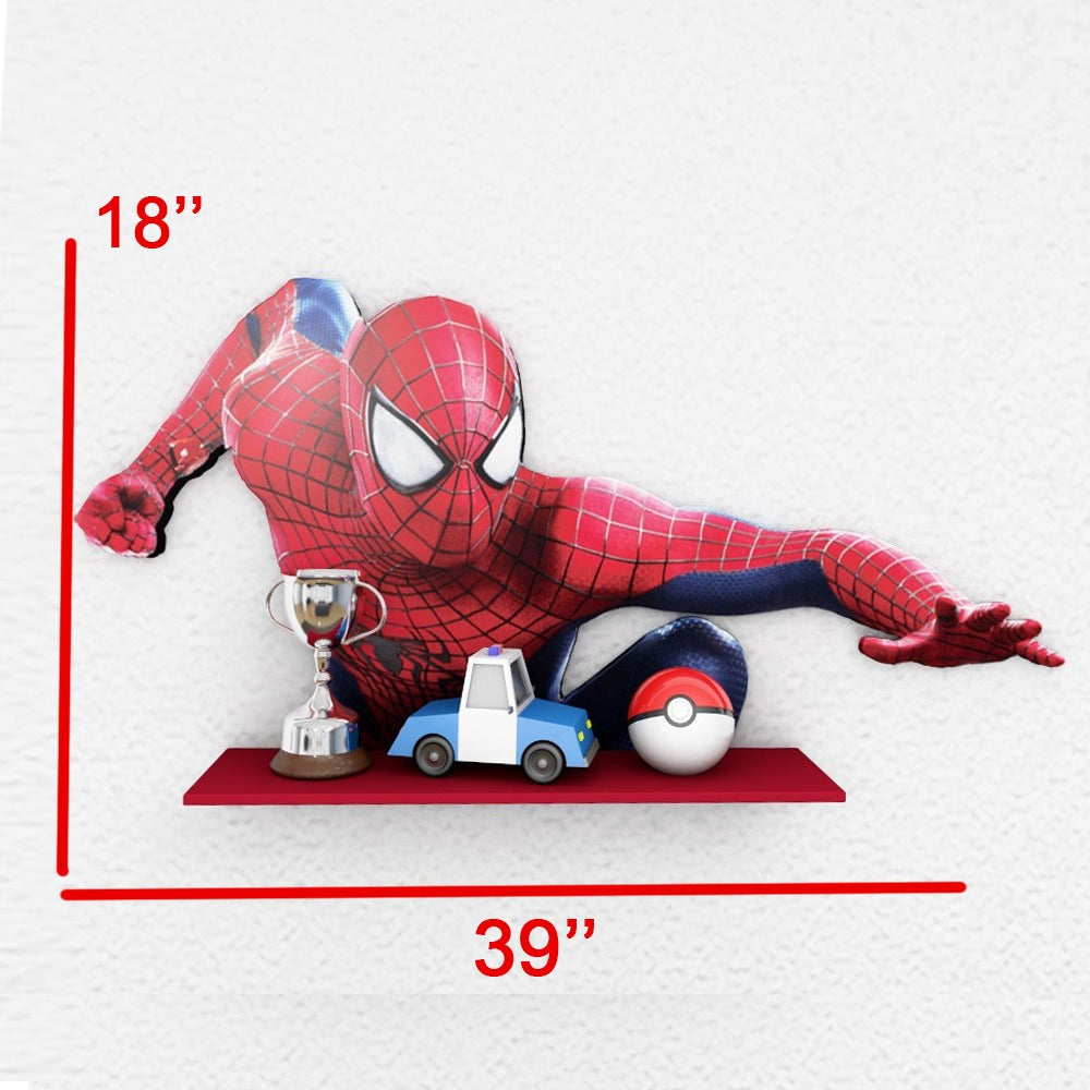 Amazing Spiderman Floating Shelf - waseeh.com