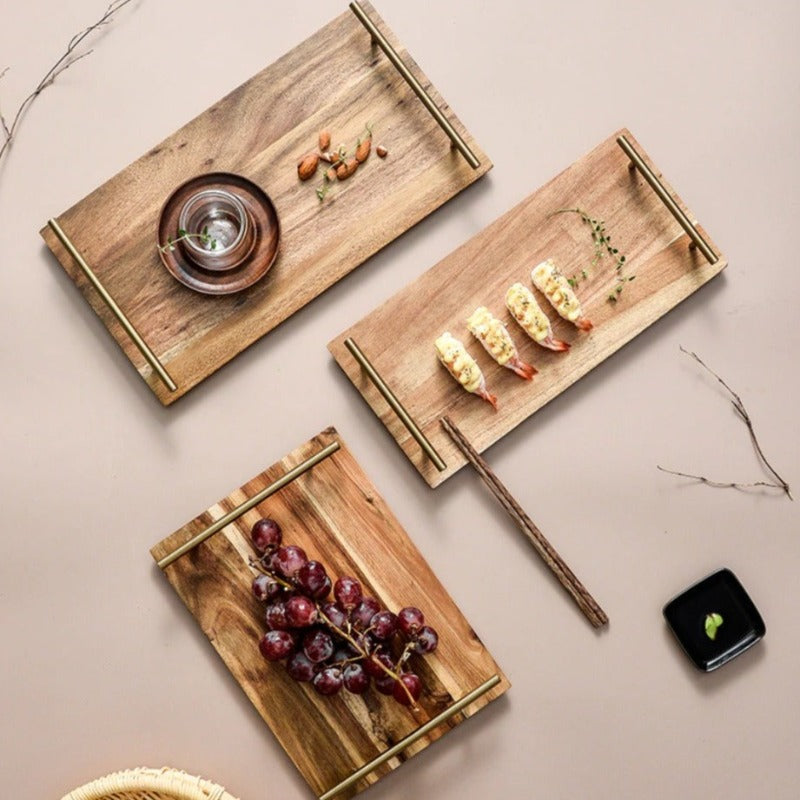 Monticarlo Wooden Tray - waseeh.com