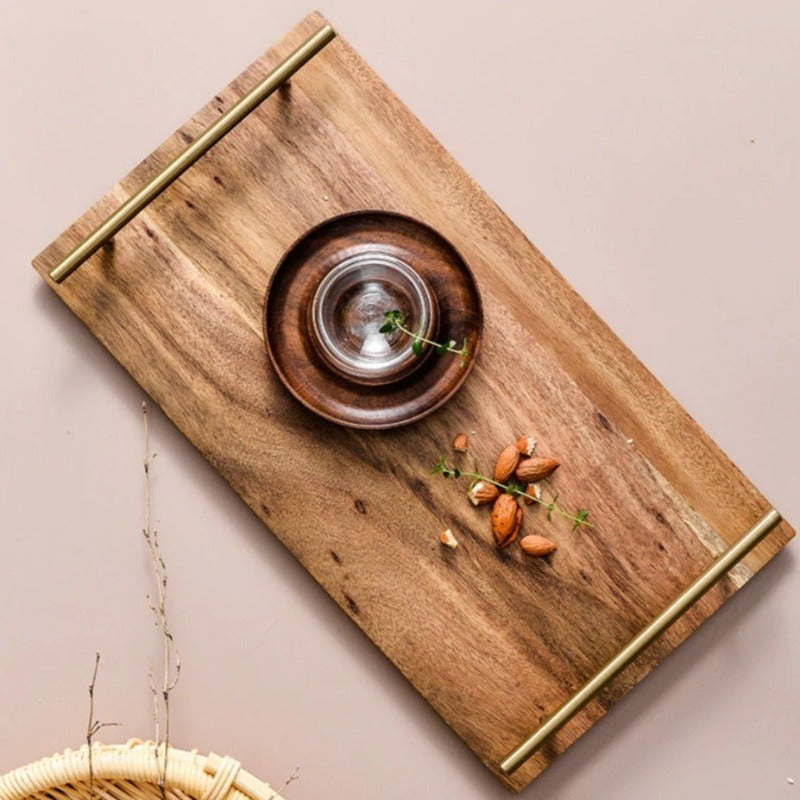 Monticarlo Wooden Tray - waseeh.com