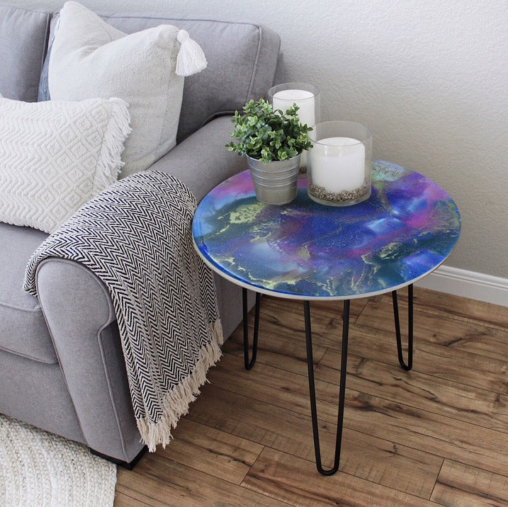 Dark Hole Hairpin Table - waseeh.com