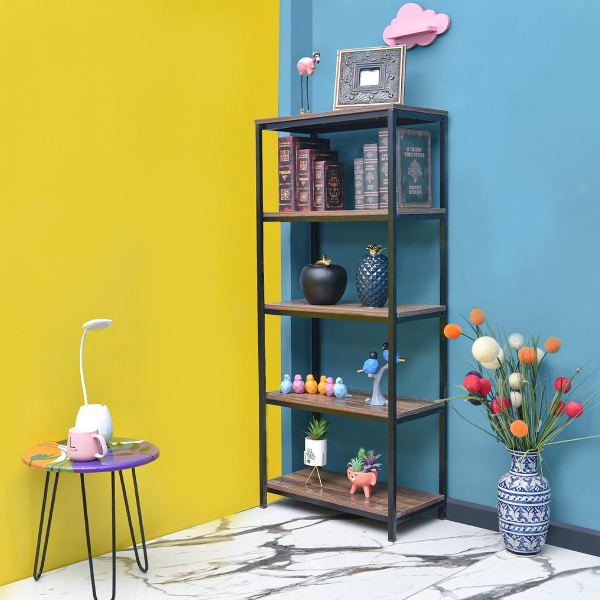 Arturs Bookcase Rack (5-Tier) - waseeh.com