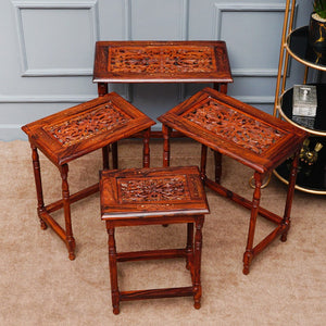 Valdese Nesting Shisham Tables (Set of 4)