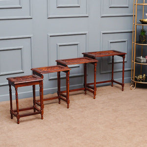 Valdese Nesting Shisham Tables (Set of 4)
