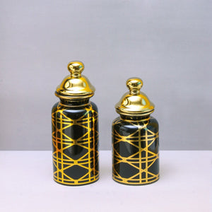 Shiny Cerulean Vases