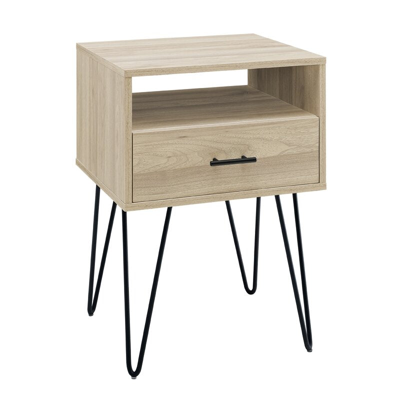 Rustic Side Table (Birch Touch) - waseeh.com