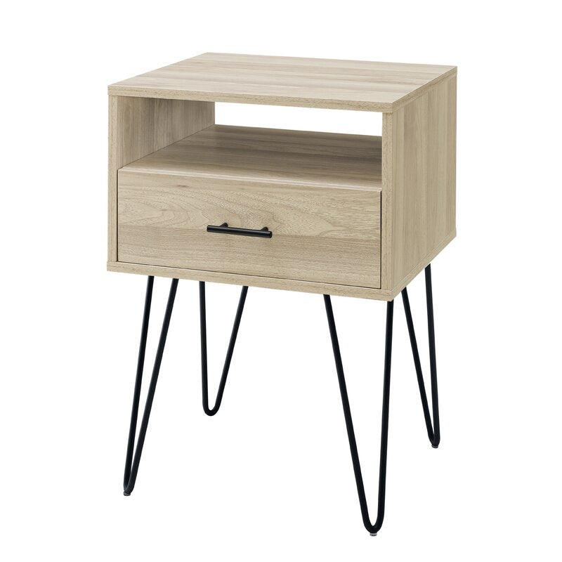 Rustic Side Table (Birch Touch) - waseeh.com