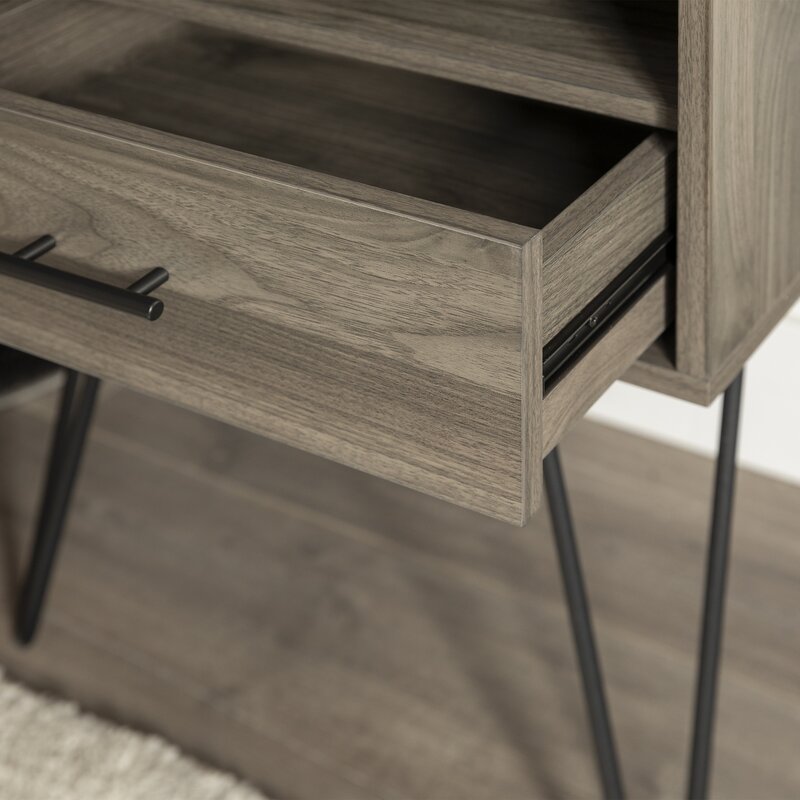 Rustic Side Table (Greyish Cloud) - waseeh.com