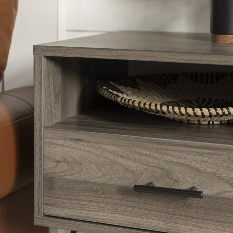 Rustic Side Table (Greyish Cloud) - waseeh.com