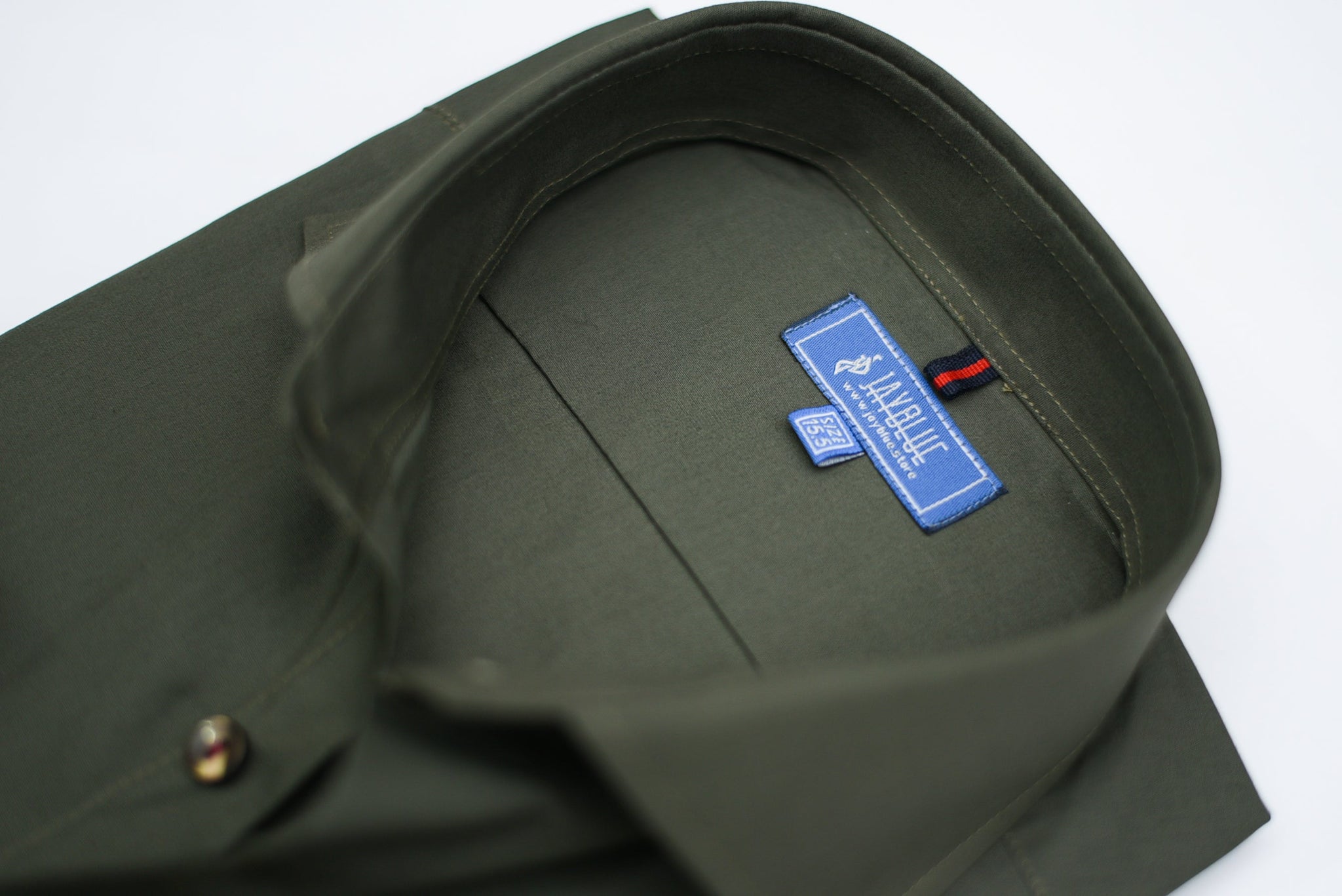 Olive Green Formal Shirt (Modern Fit)
