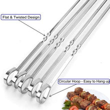BBQ Skewer Stainless Steel 6Pcs - waseeh.com