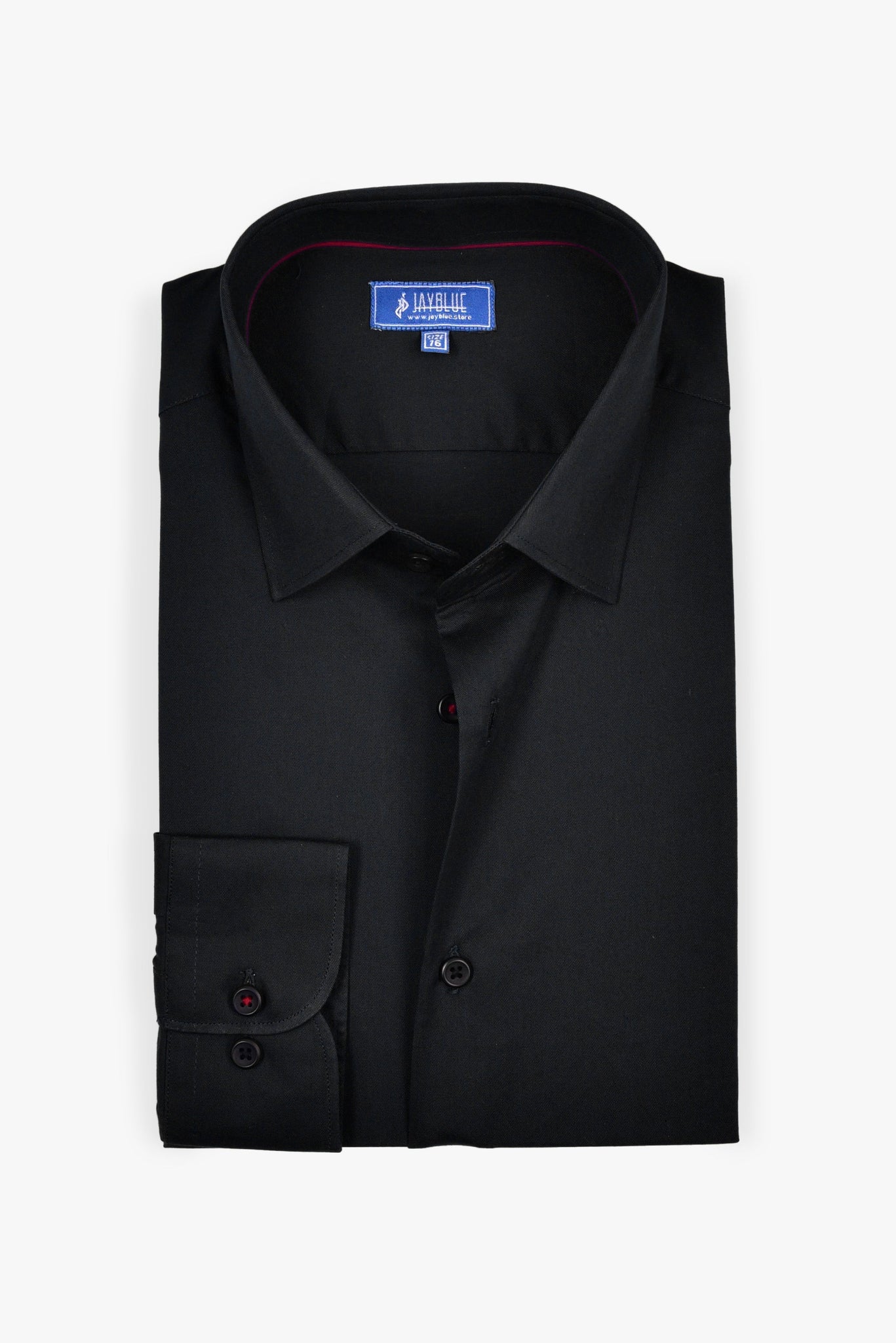 JAYBLUE BLACK SHIRT MODERN FIT