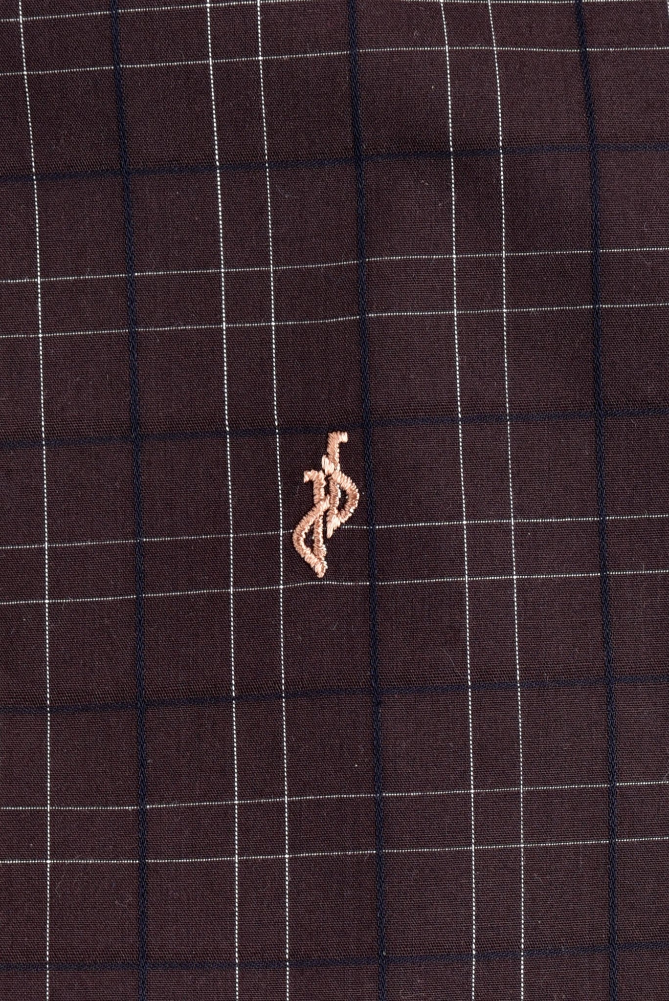 Brown Check Shirt (Slim Fit)