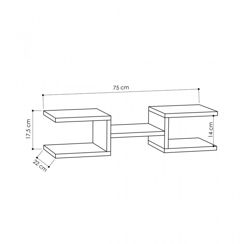 Multi Hype Floating Shelves (Set of 2)