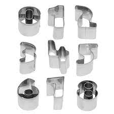 Digital Cookie Cutter (pack of 9)