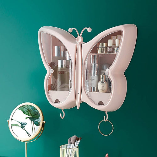 Butterfly LED Cosmetic Organizer - waseeh.com