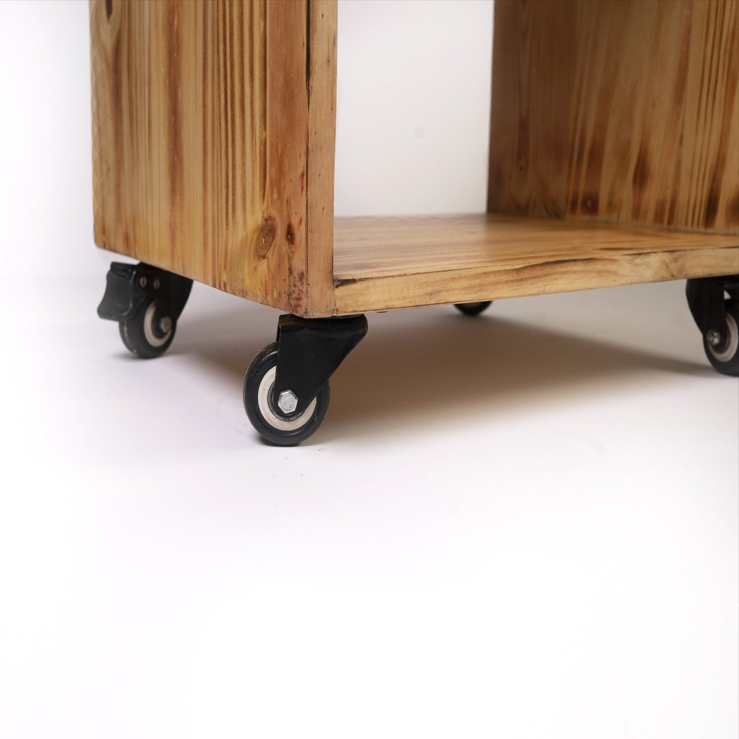 Mobile Side Table On Wheels