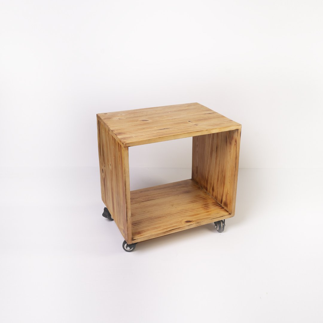Mobile Side Table On Wheels