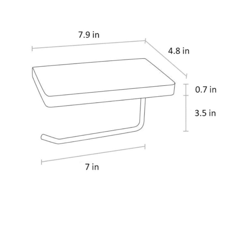 Wall Mounted Tissue Shelf - waseeh.com