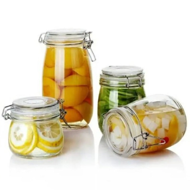 Deli Glassware Airtight Jar - waseeh.com