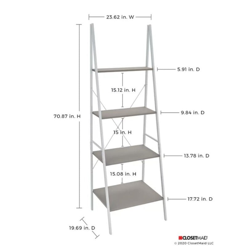 Ladder Steel Curvy Bookcase - waseeh.com