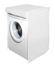 Front Load Water Proof Washing Machine Cover with Zipper White