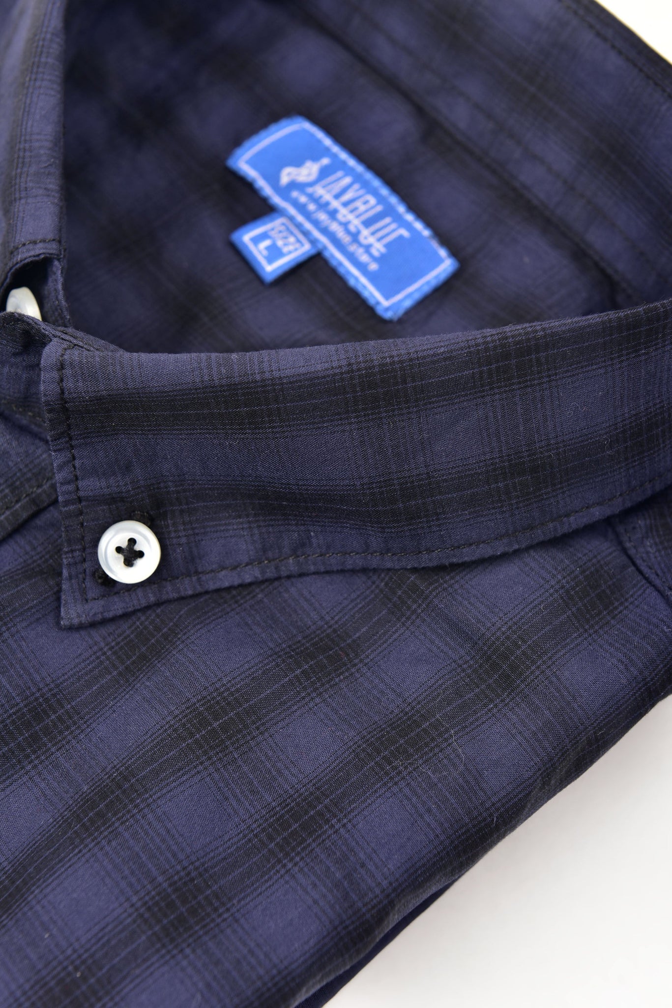 Navy Black Lines Check (Slim Fit)