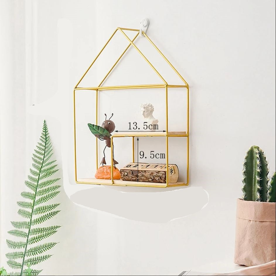 Wall-Mounted Floating Metal House Frame - waseeh.com