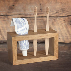 Woody Toothpaste & Brush Holder - waseeh.com