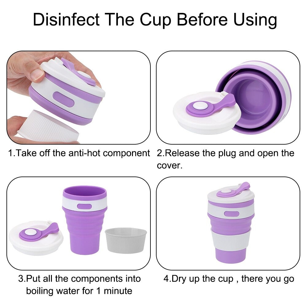 Travel Folding Cups - waseeh.com