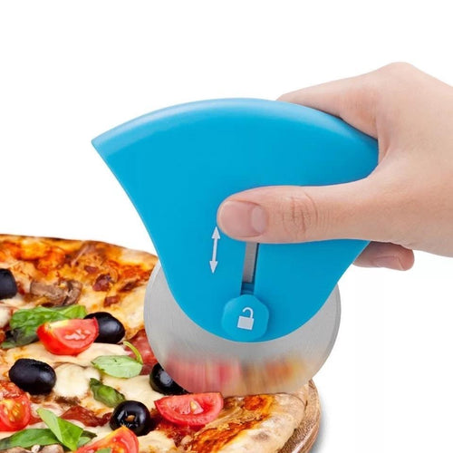 Creative Stainless Steel Pizza Wheel Cutter - waseeh.com