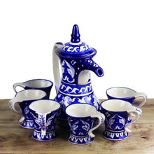 Blue Pottery Kawa Set