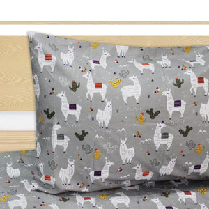 Single Kids Bed Sheet - Llama - waseeh.com