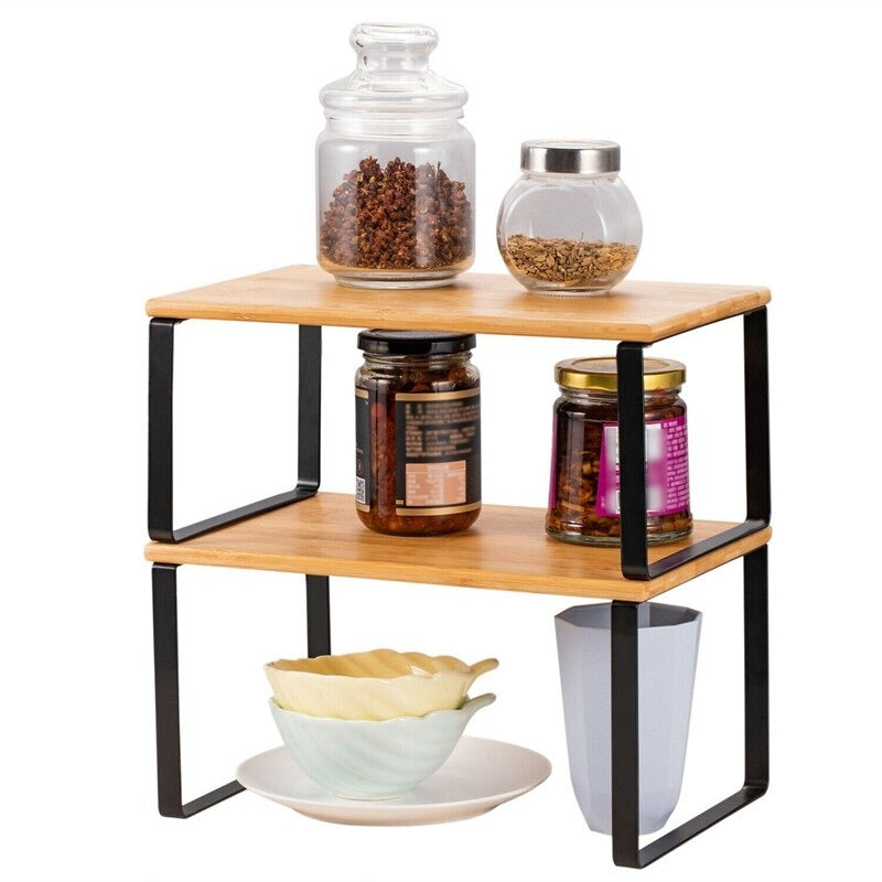 Kitchen Cabinet Shelf Rack