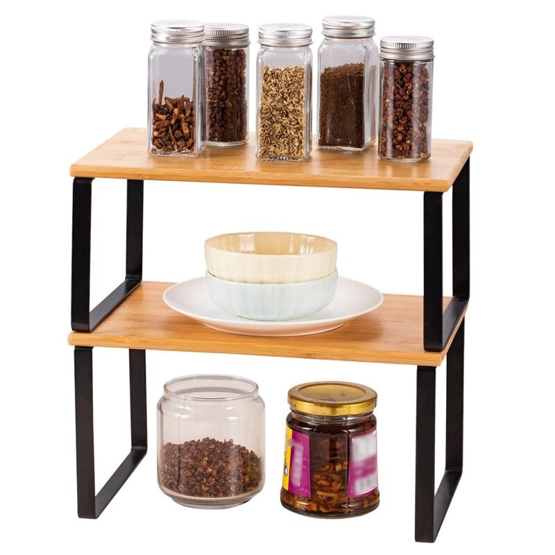 Kitchen Cabinet Shelf Rack